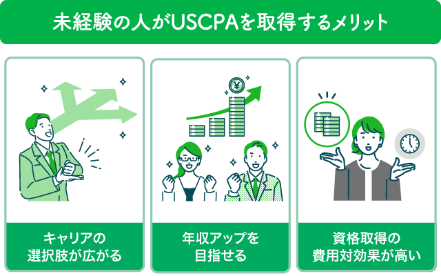 未経験の人がUSCPAを取得するメリット